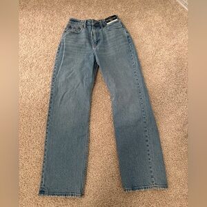 Abercrombie & Fitch Denim Blue Straight Leg Jeans